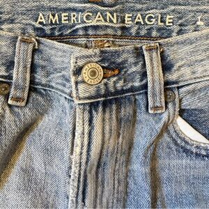 American Eagle Blue Denim Distressed Jeans